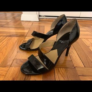 Michael Kors Black Patent Leather Heels- 7.5 Size